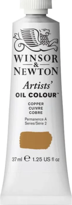 Farba olejna Artists' Oil Colour - Winsor & Newton - Copper, 37 ml