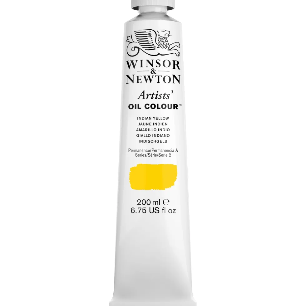 Farba olejna Artists' Oil Colour - Winsor & Newton - Indian Yellow 200 ml