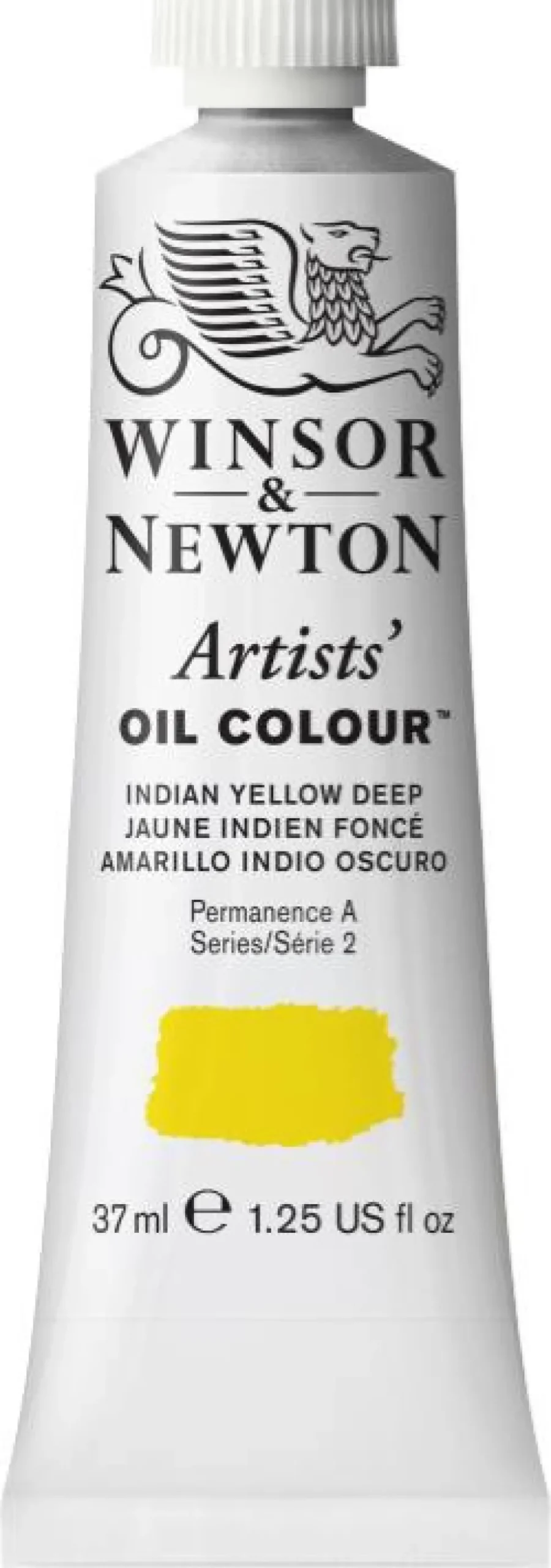 Farba olejna Artists' Oil Colour - Winsor & Newton - Indian Yellow Deep, 37 ml