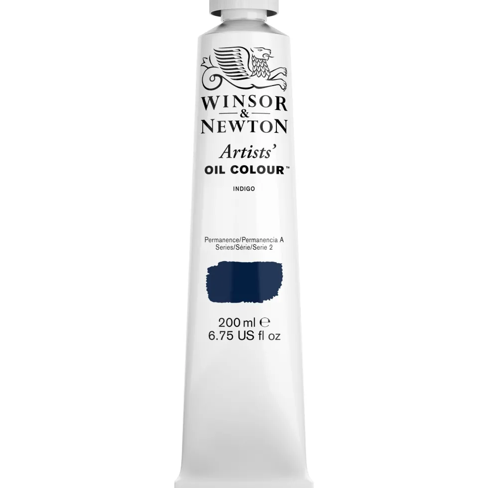 Farba olejna Artists' Oil Colour - Winsor & Newton - Indigo 200 ml