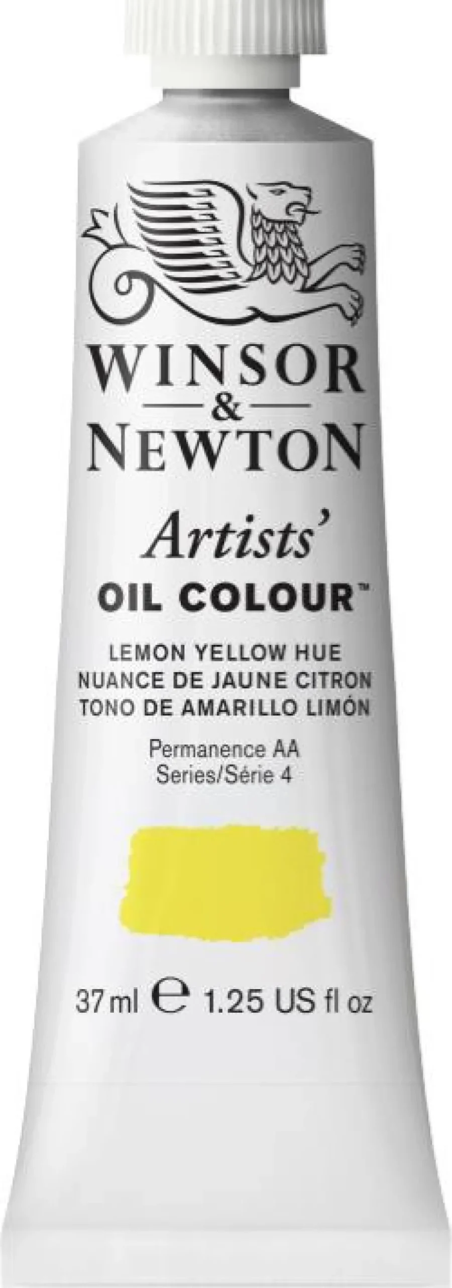Farba olejna Artists' Oil Colour - Winsor & Newton - Lemon Yellow Hue, 37 ml