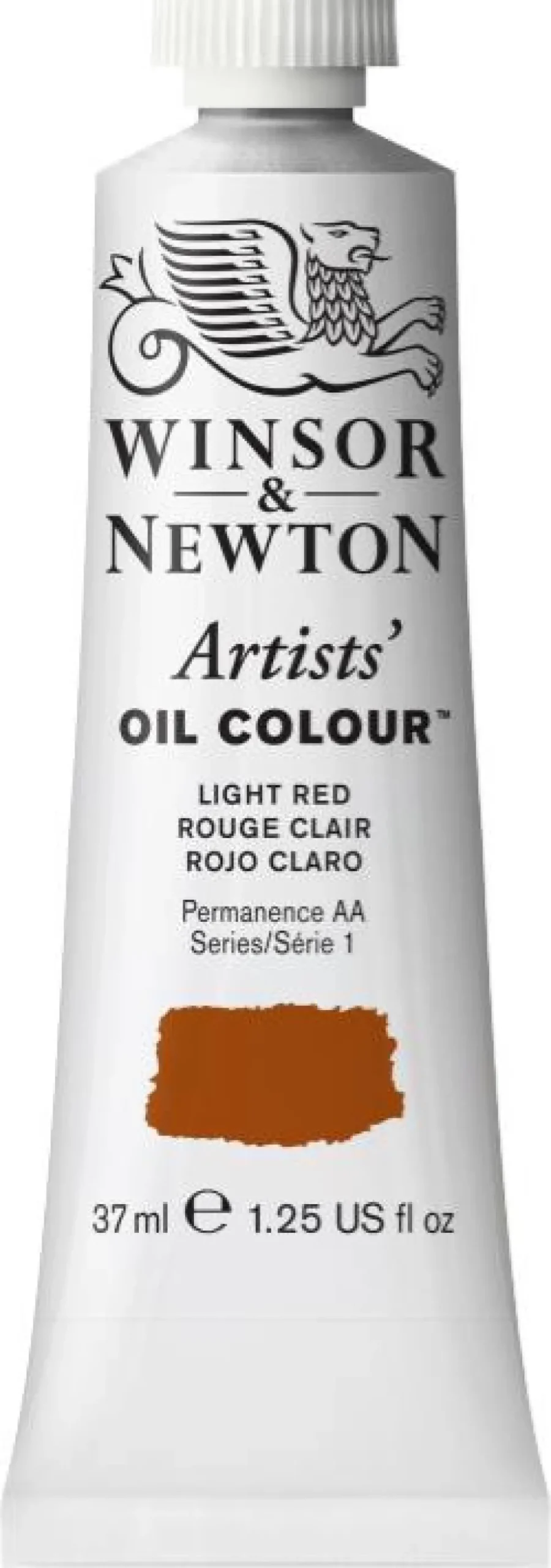 Farba olejna Artists' Oil Colour - Winsor & Newton - Light Red, 37 ml
