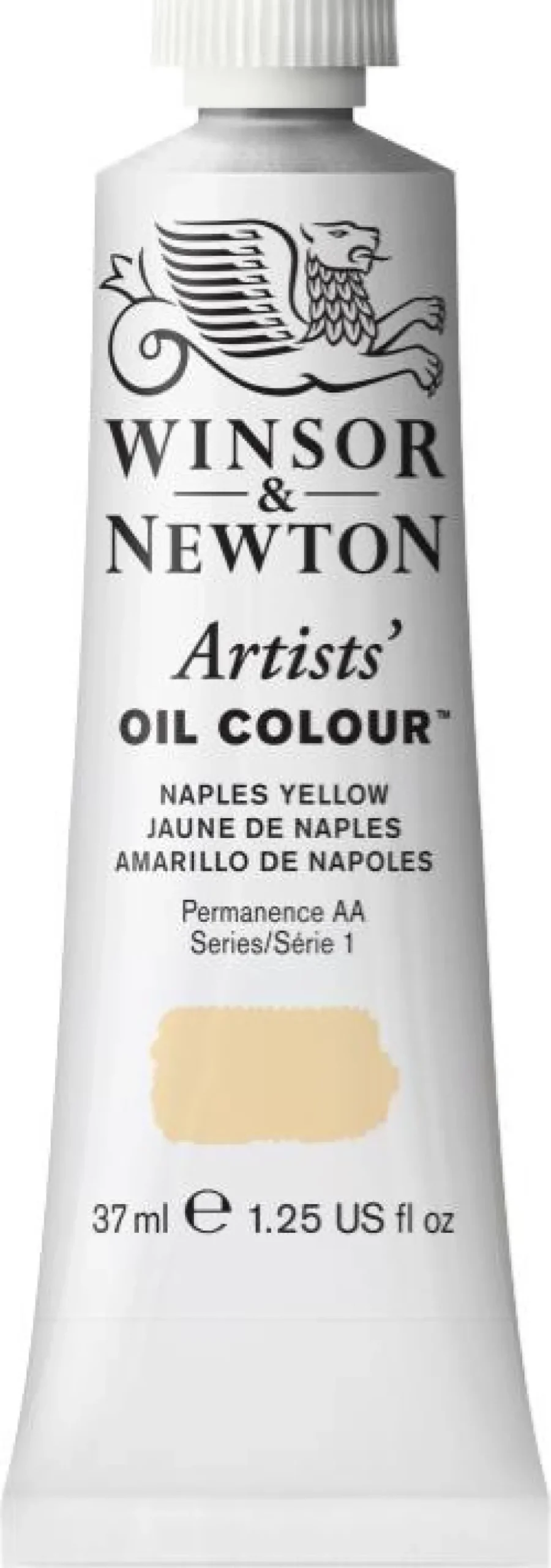 Farba olejna Artists' Oil Colour - Winsor & Newton - Naples Yellow, 37 ml