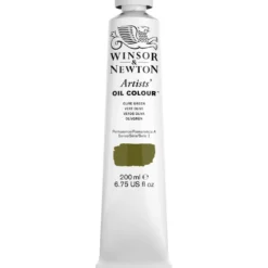 Farba olejna Artists' Oil Colour - Winsor & Newton - Olive Green 200 ml