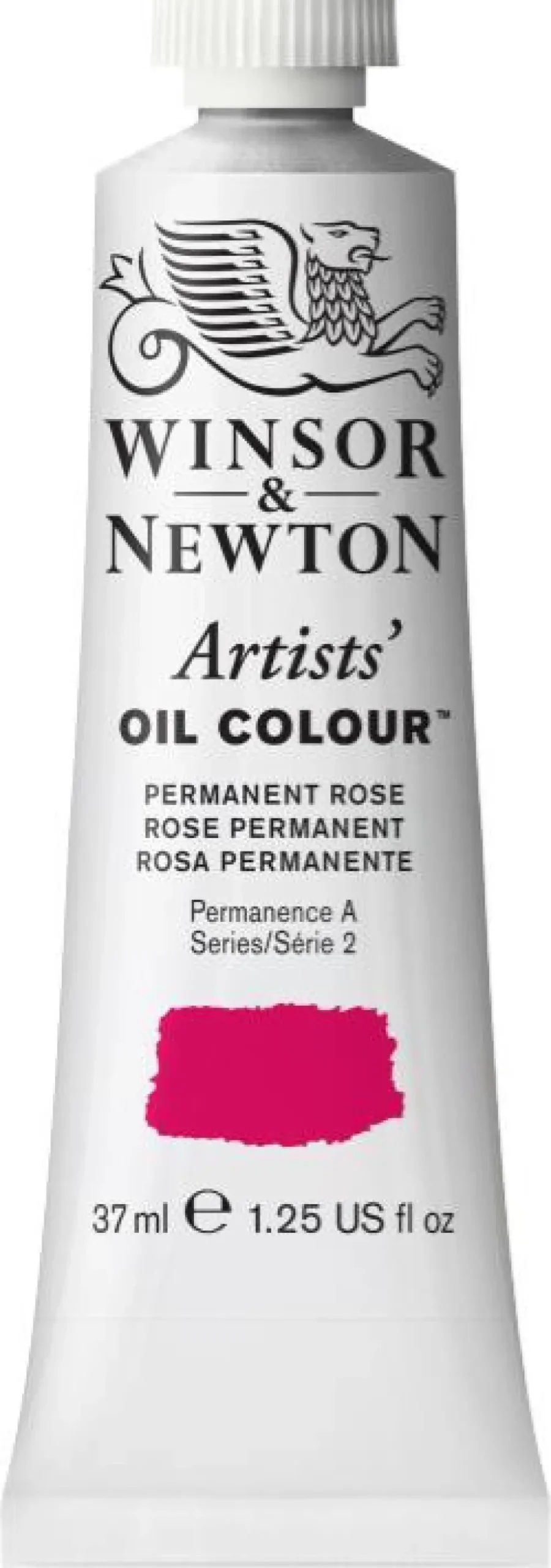 Farba olejna Artists' Oil Colour - Winsor & Newton - Permanent Rose Quinacridone, 37 ml