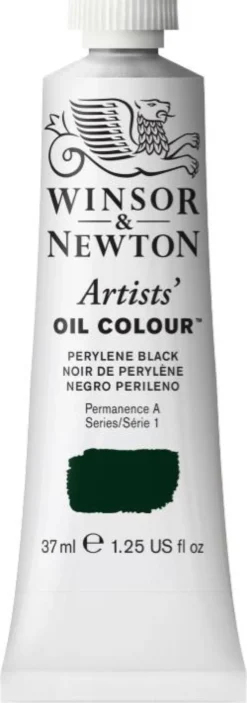 Farba olejna Artists' Oil Colour - Winsor & Newton - Perylene Black, 37 ml
