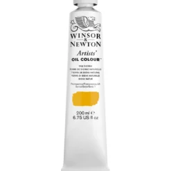 Farba olejna Artists' Oil Colour - Winsor & Newton - Raw Sienna 200 ml
