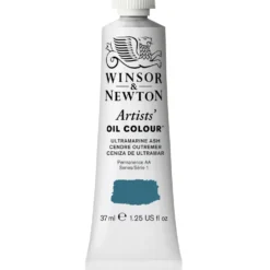Farba olejna Artists' Oil Colour - Winsor & Newton - Ultramarine Ash 37 ml