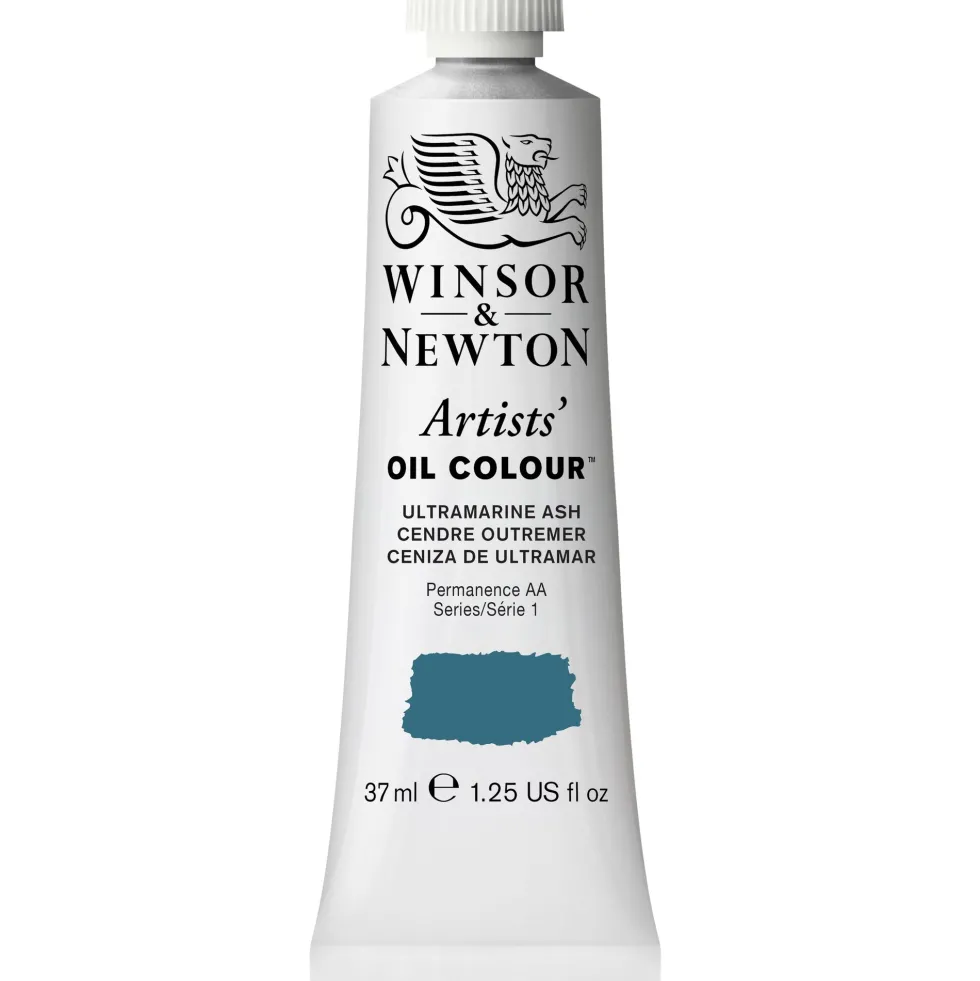 Farba olejna Artists' Oil Colour - Winsor & Newton - Ultramarine Ash 37 ml