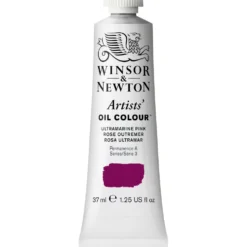 Farba olejna Artists' Oil Colour - Winsor & Newton - Ultramarine Pink, 37 ml