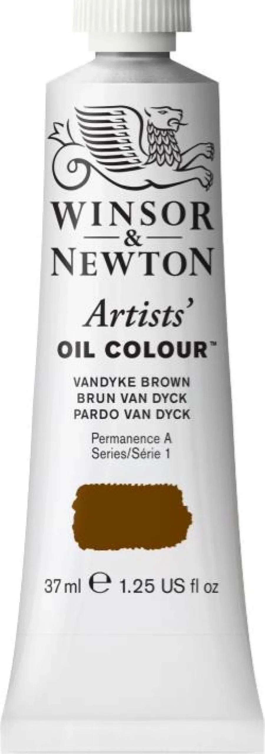 Farba olejna Artists' Oil Colour - Winsor & Newton - Vandyke Brown, 37 ml