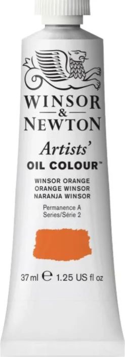 Farba olejna Artists' Oil Colour - Winsor & Newton - Winsor Orange, 37 ml