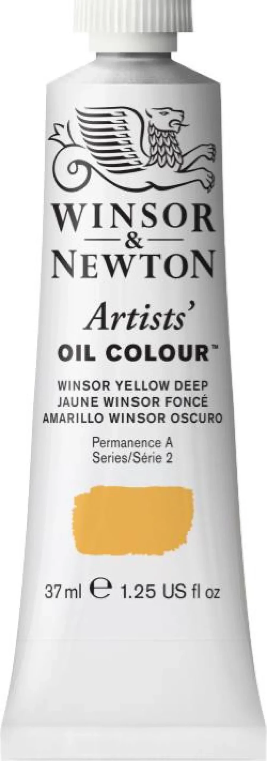 Farba olejna Artists' Oil Colour - Winsor & Newton - Winsor Yellow Deep, 37 ml