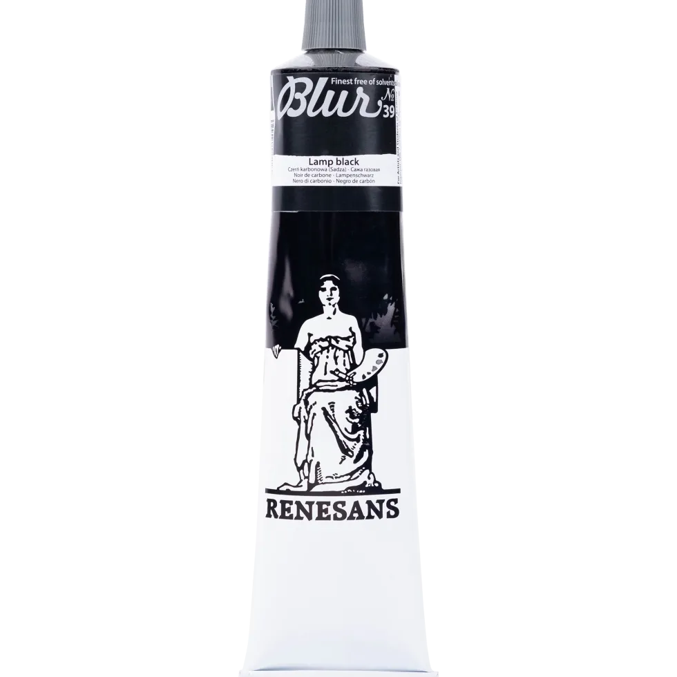 Farba olejna Blur - Renesans - 39, lamp black, 200 ml