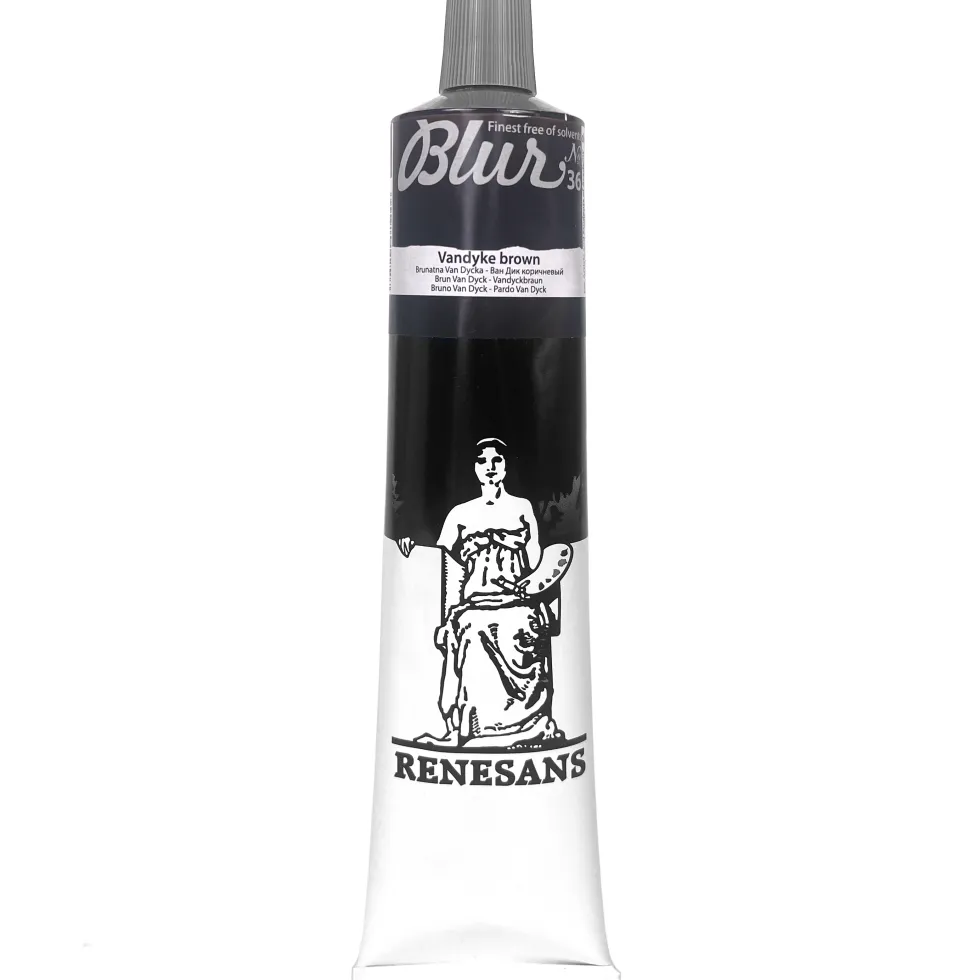 Farba olejna Blur - Renesans - 36, vandyke brown, 200 ml