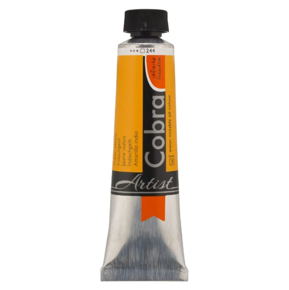 Farba olejna Cobra Artist - Cobra - 244, Indian Yellow, 40 ml
