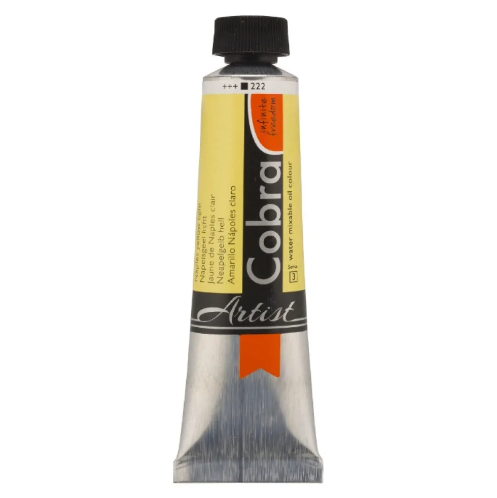 Farba olejna Cobra Artist - Cobra - 222, Naples Yellow Light, 40 ml