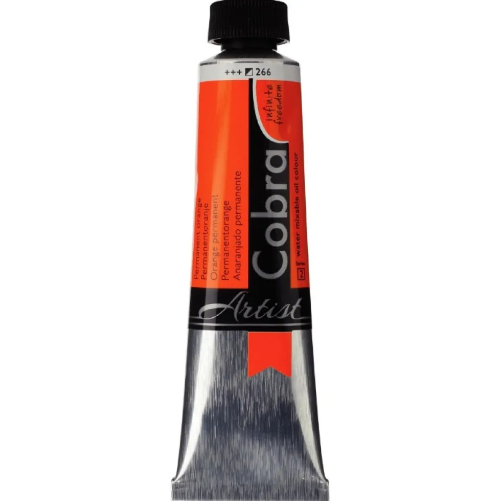Farba olejna Cobra Artist - Cobra - 266, Permanent Orange, 40 ml