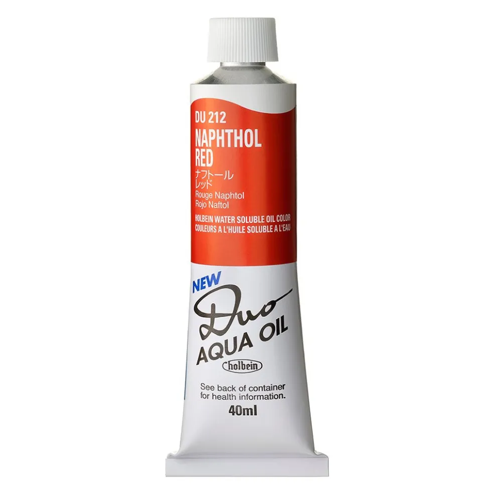 Farba olejna Duo Aqua Oil - Holbein - 212, Naphthol Red, 40 ml