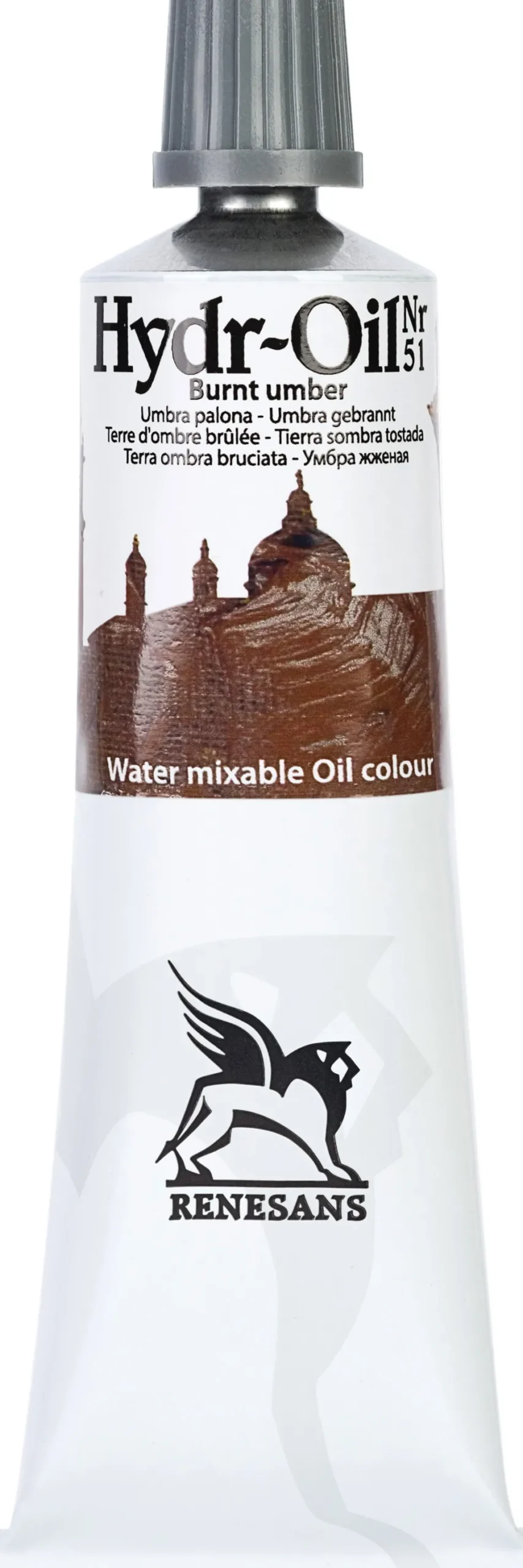 Farba olejna Hydr-Oil - Renesans - 51, burnt umber, 60 ml