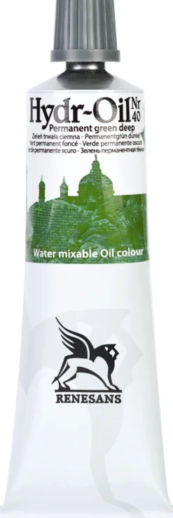 Farba olejna Hydr-Oil - Renesans - 40, permanent green deep, 60 ml