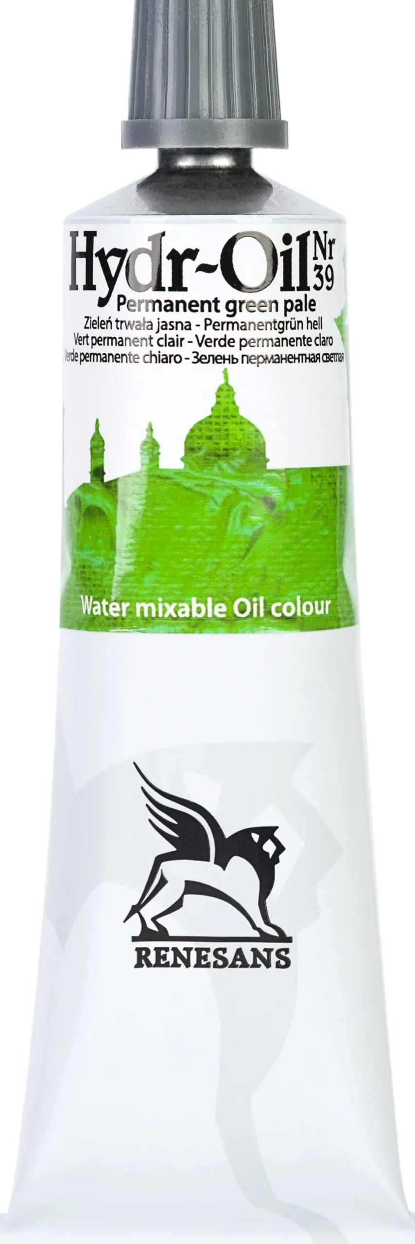 Farba olejna Hydr-Oil - Renesans - 39, permanent green pale, 60 ml