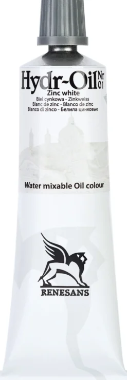 Farba olejna Hydr-Oil - Renesans - 01, zinc white, 60 ml