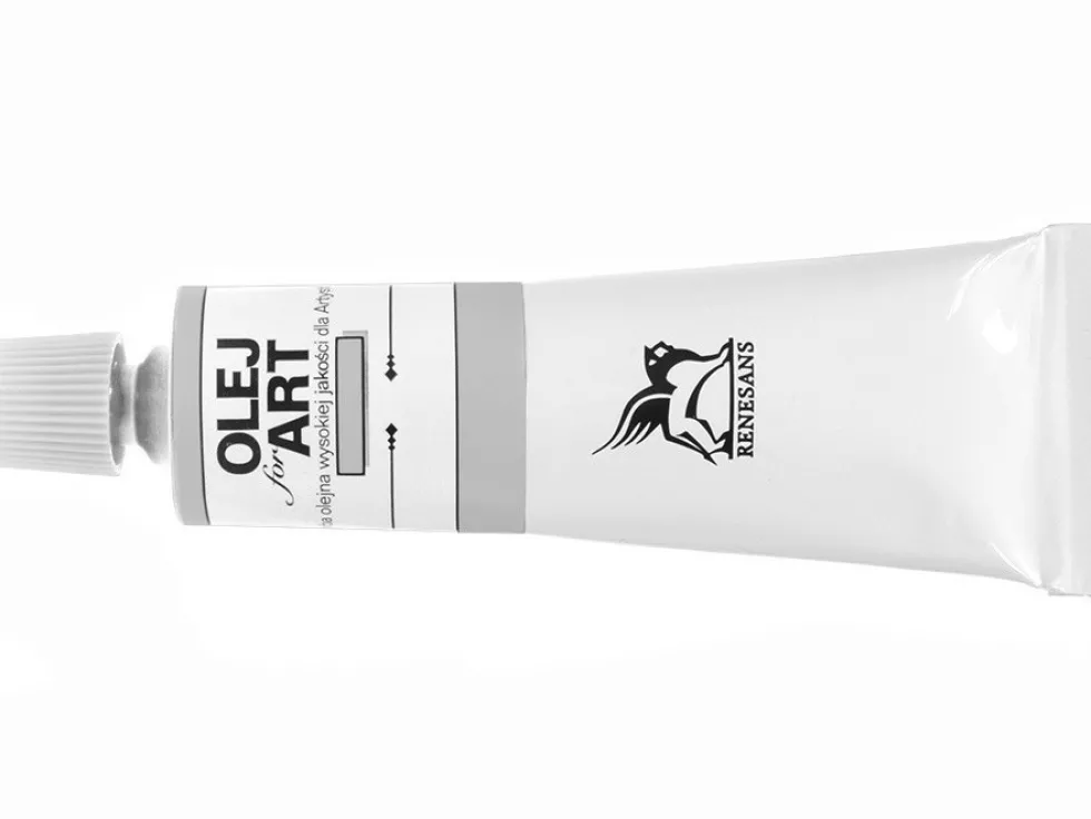 Farba olejna metaliczna Olej for Art - Renesans - 89, srebro, 60 ml