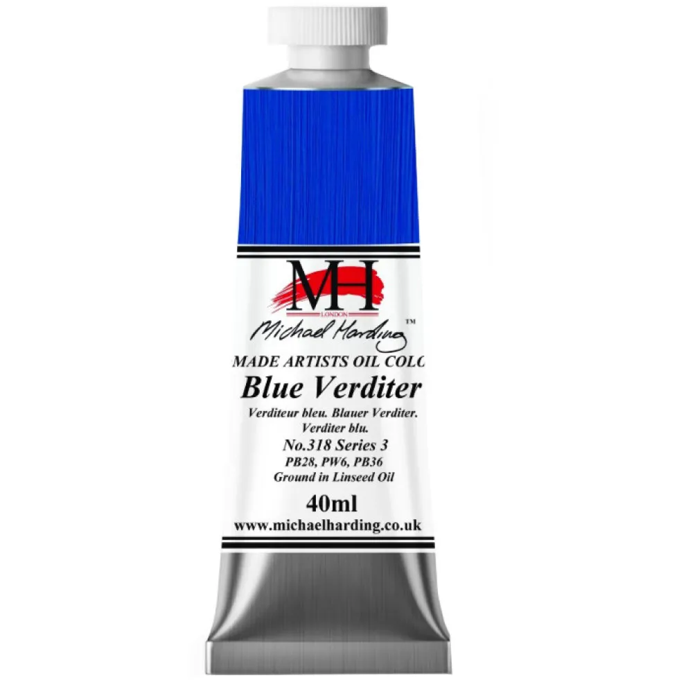 Farba olejna - Michael Harding - 318, Blue Verditer, 40 ml