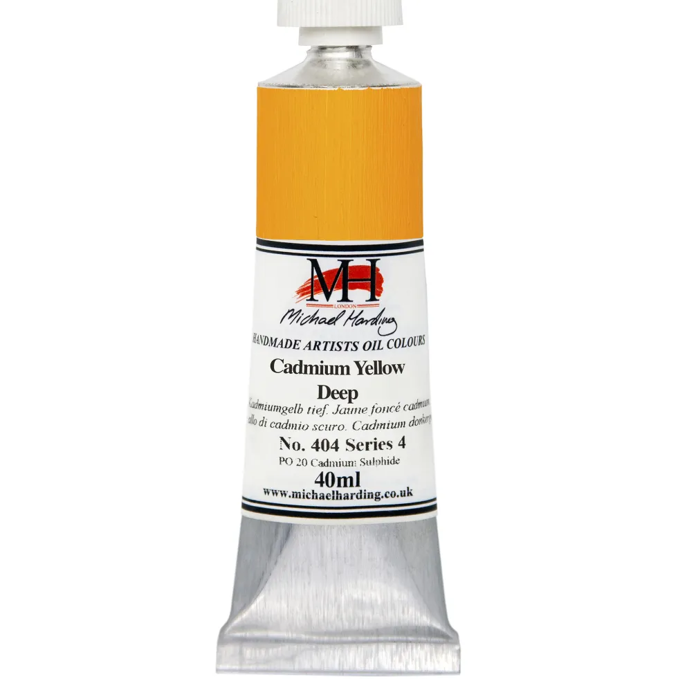Farba olejna - Michael Harding - 404, Cadmium Yellow Deep, 40 ml