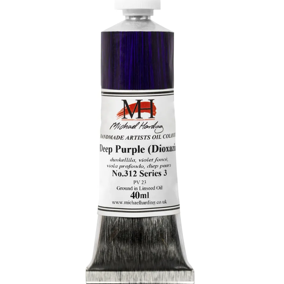 Farba olejna - Michael Harding - 312, Deep Purple Dioxazine, 40 ml