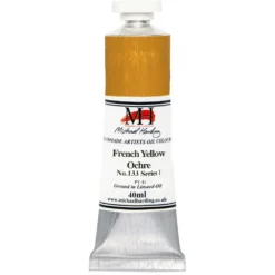 Farba olejna - Michael Harding - 133, French Yellow Ochre, 40 ml