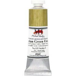 Farba olejna - Michael Harding - 132, Italian Green Umber, 40 ml