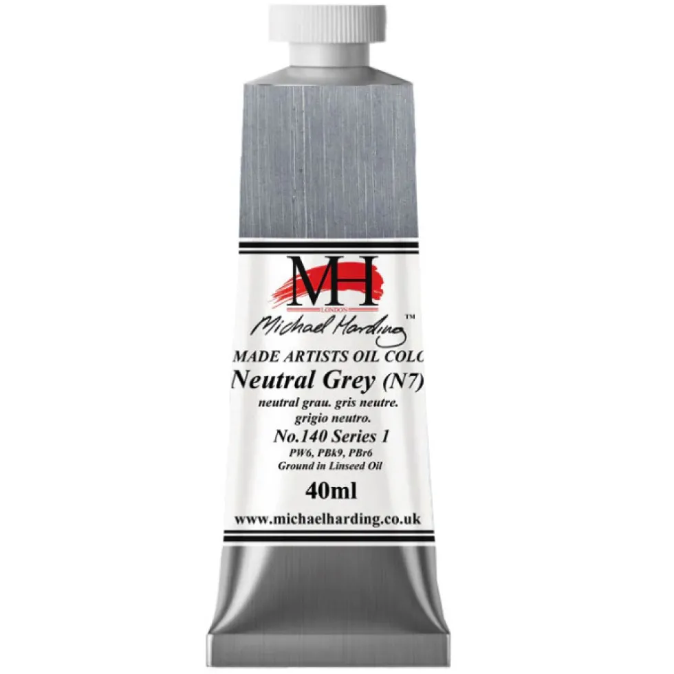 Farba olejna - Michael Harding - 140, Neutral Grey N7, 40 ml