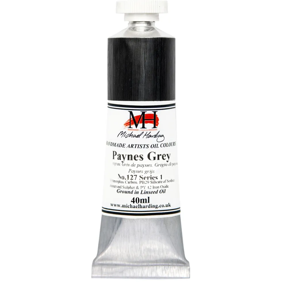 Farba olejna - Michael Harding - 127, Paynes Grey, 40 ml
