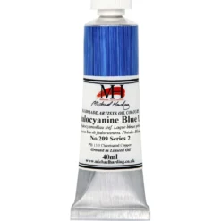 Farba olejna - Michael Harding - 209, Phthalocyanine Blue Lake, 40 ml