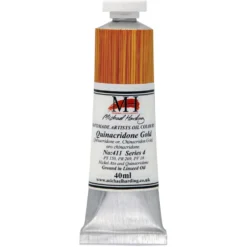 Farba olejna - Michael Harding - 411, Quinacridone Gold, 40 ml