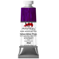 Farba olejna - Michael Harding - 322, Quinacridone Purple, 40 ml