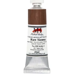Farba olejna - Michael Harding - 120, Raw Sienna, 40 ml