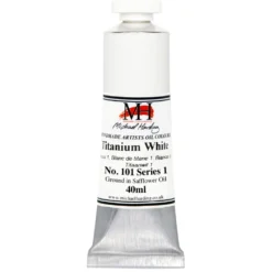 Farba olejna - Michael Harding - 101, Titanium White, 40 ml