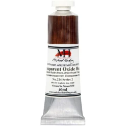Farba olejna - Michael Harding - 224, Transparent Oxide Brown, 40 ml
