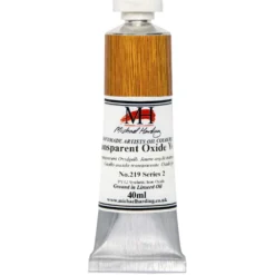 Farba olejna - Michael Harding - 219, Transparent Oxide Yellow, 40 ml