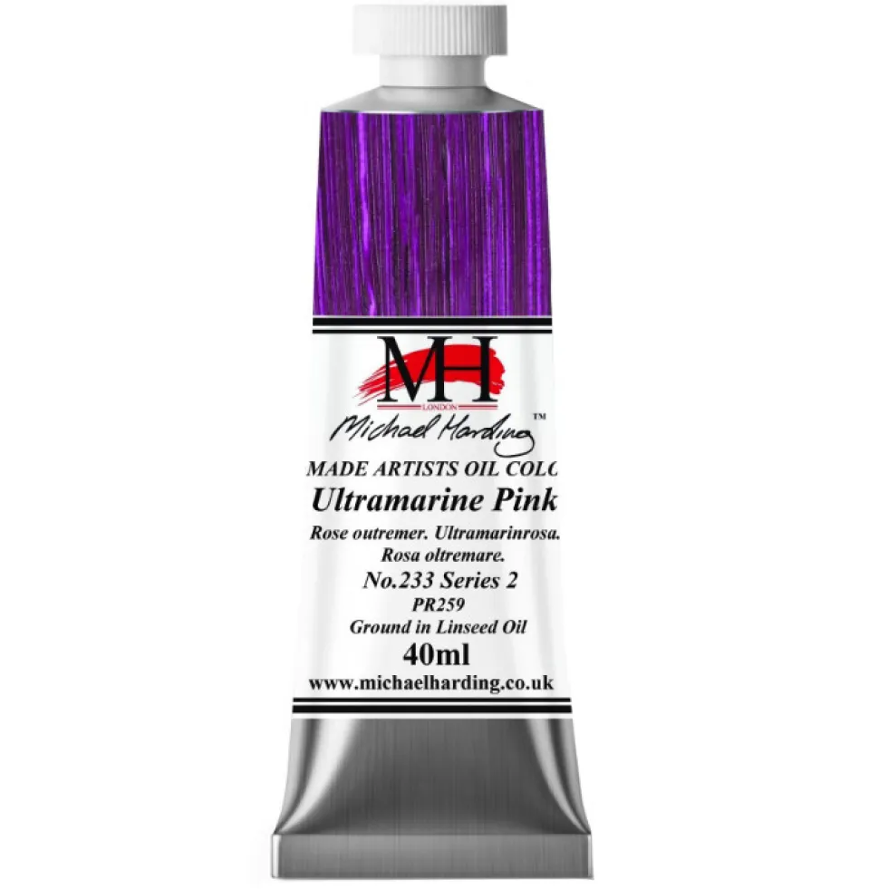 Farba olejna - Michael Harding - 233, Ultramarine Pink, 40 ml