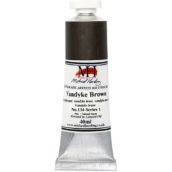 Farba olejna - Michael Harding - 134, Vandyke Brown, 40 ml