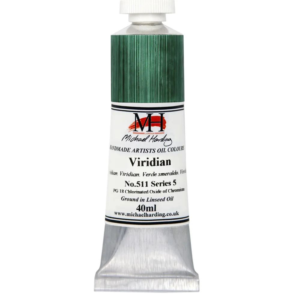 Farba olejna - Michael Harding - 511, Viridian, 40 ml