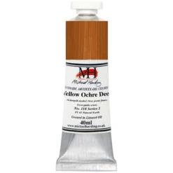 Farba olejna - Michael Harding - 118, Yellow Ochre Deep, 40 ml