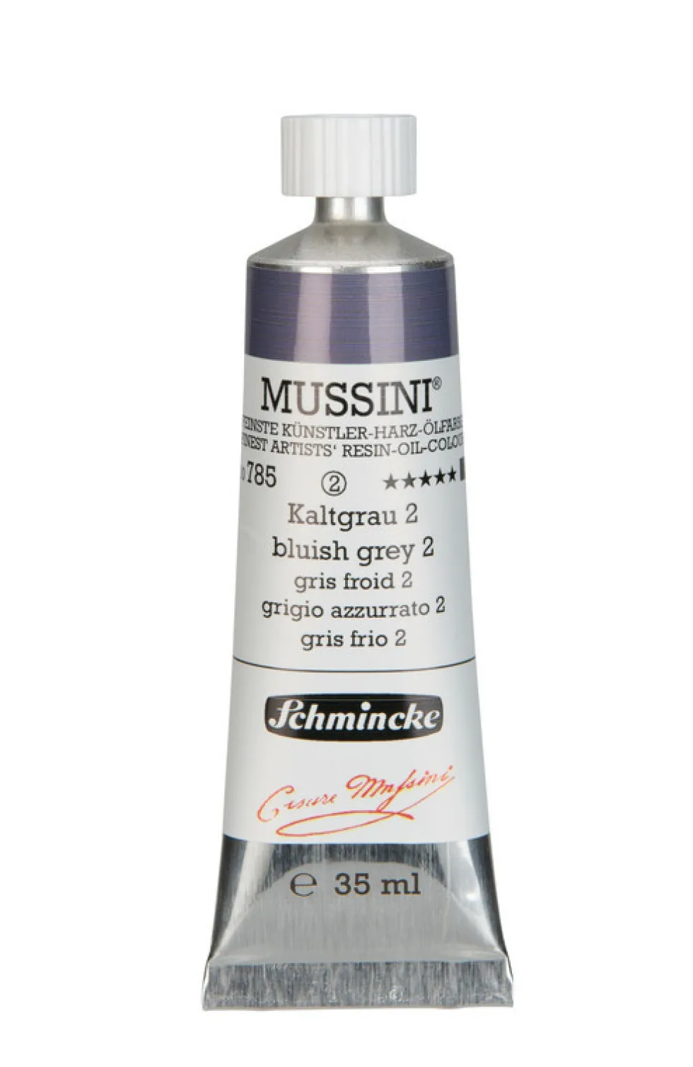 Farba olejna Mussini - Schmincke - 785, Bluish Grey 2, 35 ml