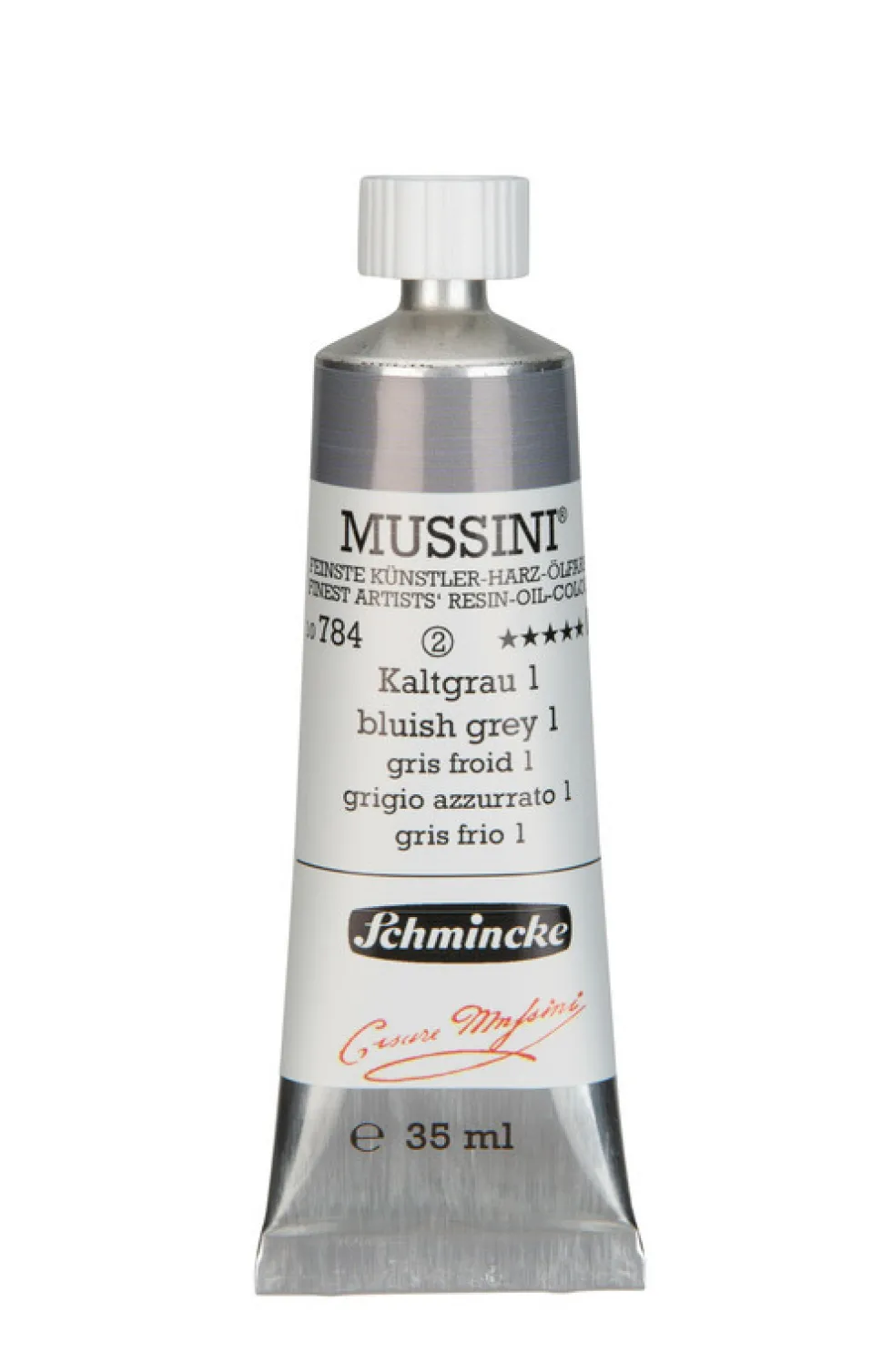 Farba olejna Mussini - Schmincke - 784, Bluish Grey 1, 35 ml