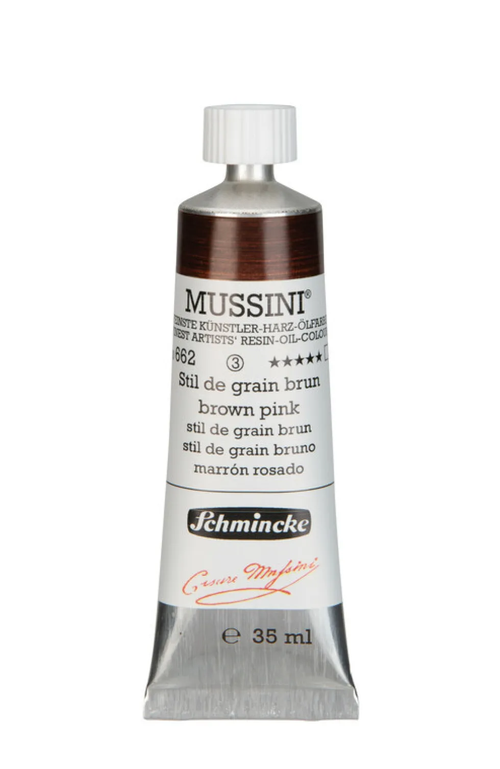 Farba olejna Mussini - Schmincke - 662, Brown Pink, 35 ml
