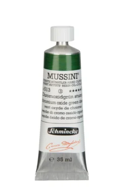 Farba olejna Mussini - Schmincke - 513, Chromium Oxide Green Deep, 35 ml